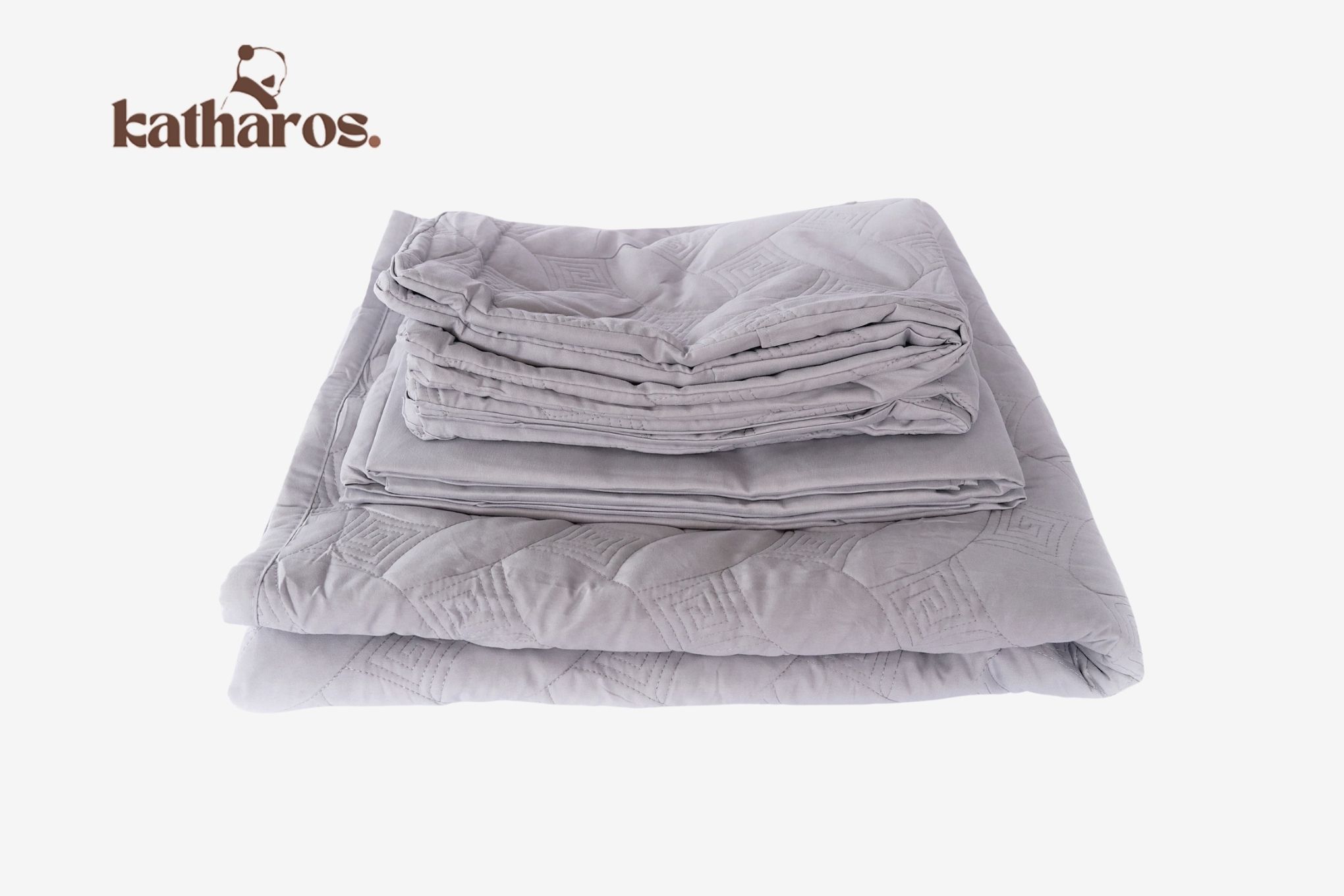 SET DE CAMA VERANO GRIS