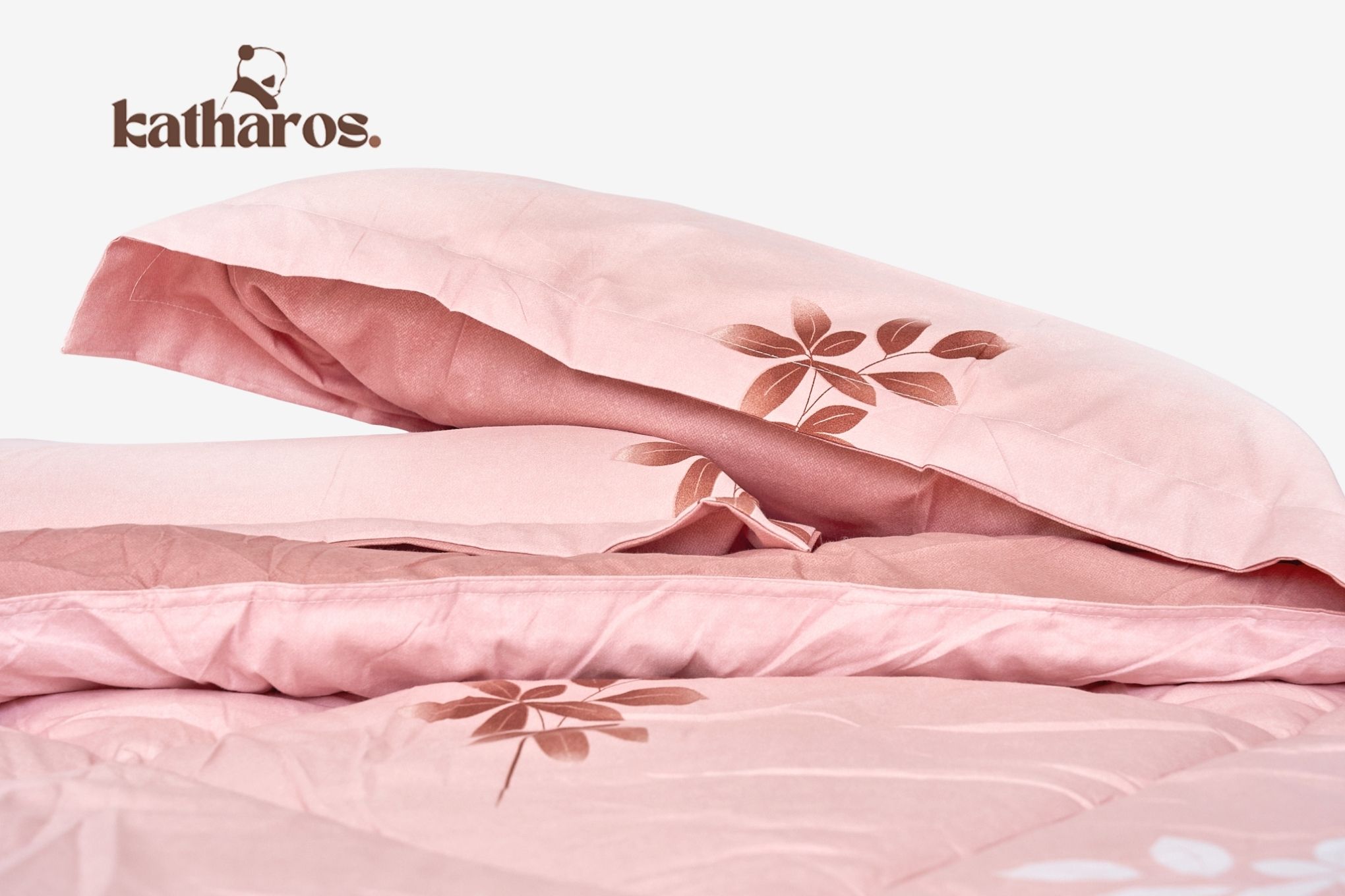 SET DE EDREDON INVIERNO ROSA